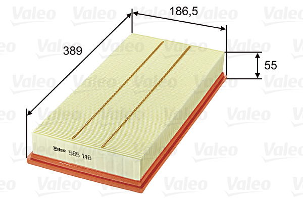 Ilmansuodatin VALEO 585146