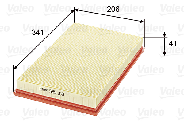 Ilmansuodatin VALEO 585169