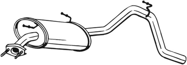 Takaäänenvaimentaja BOSAL 278-081