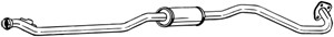 Keskiäänenvaimentaja, CITROËN C-CROSSER, C-CROSSER ENTERPRISE, PEUGEOT 4007, 1717JP