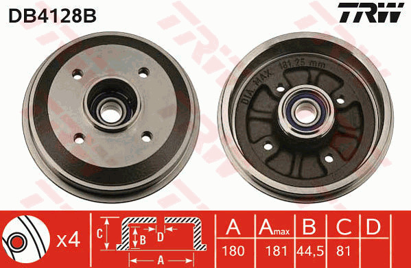 Jarrurumpu TRW DB4128B