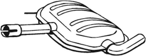 Keskipönttö BOSAL 233-487
