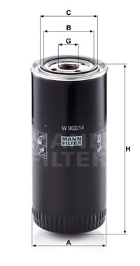 Öljynsuodatin MANN-FILTER W 962/14