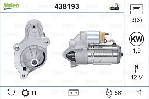Startteri VALEO 438193