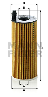 Öljynsuodatin MANN-FILTER HU 6004 x