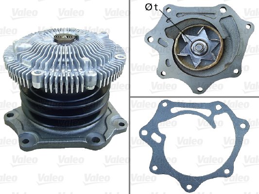 Vesipumppu VALEO 506733