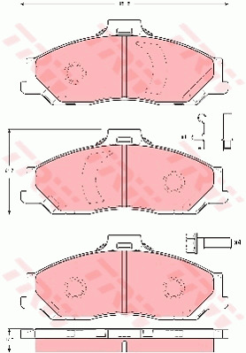 Jarrupalasarja, levyjarru TRW GDB3353
