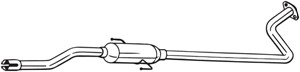 Keskiäänenvaimentaja, CITROËN C1 II, PEUGEOT 108, TOYOTA AYGO, 174100Q080, B001034380, B001121280