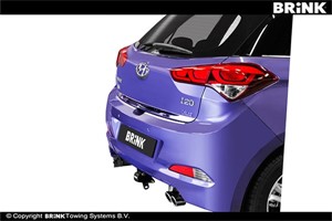 Vetokoukku, irrotettava, HYUNDAI i20 II