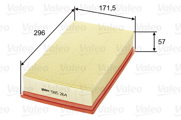 Ilmansuodatin VALEO 585264
