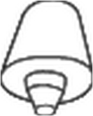 Kumisuikale, pakoputkisto BOSAL 255-808