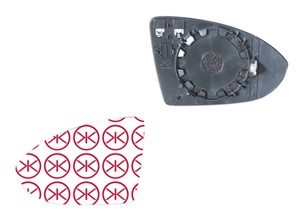 Peililasi, taustapeili, Vasen, VW GOLF VII, GOLF ALLTRACK VII, GOLF Variant VII, 5G0 857 521