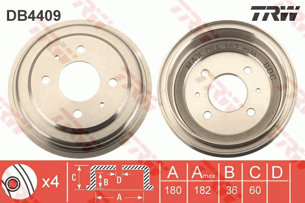 Jarrurumpu TRW DB4409