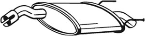 Takaäänenvaimentaja, FIAT CROMA, CROMA Skåp / kombi, 51801589