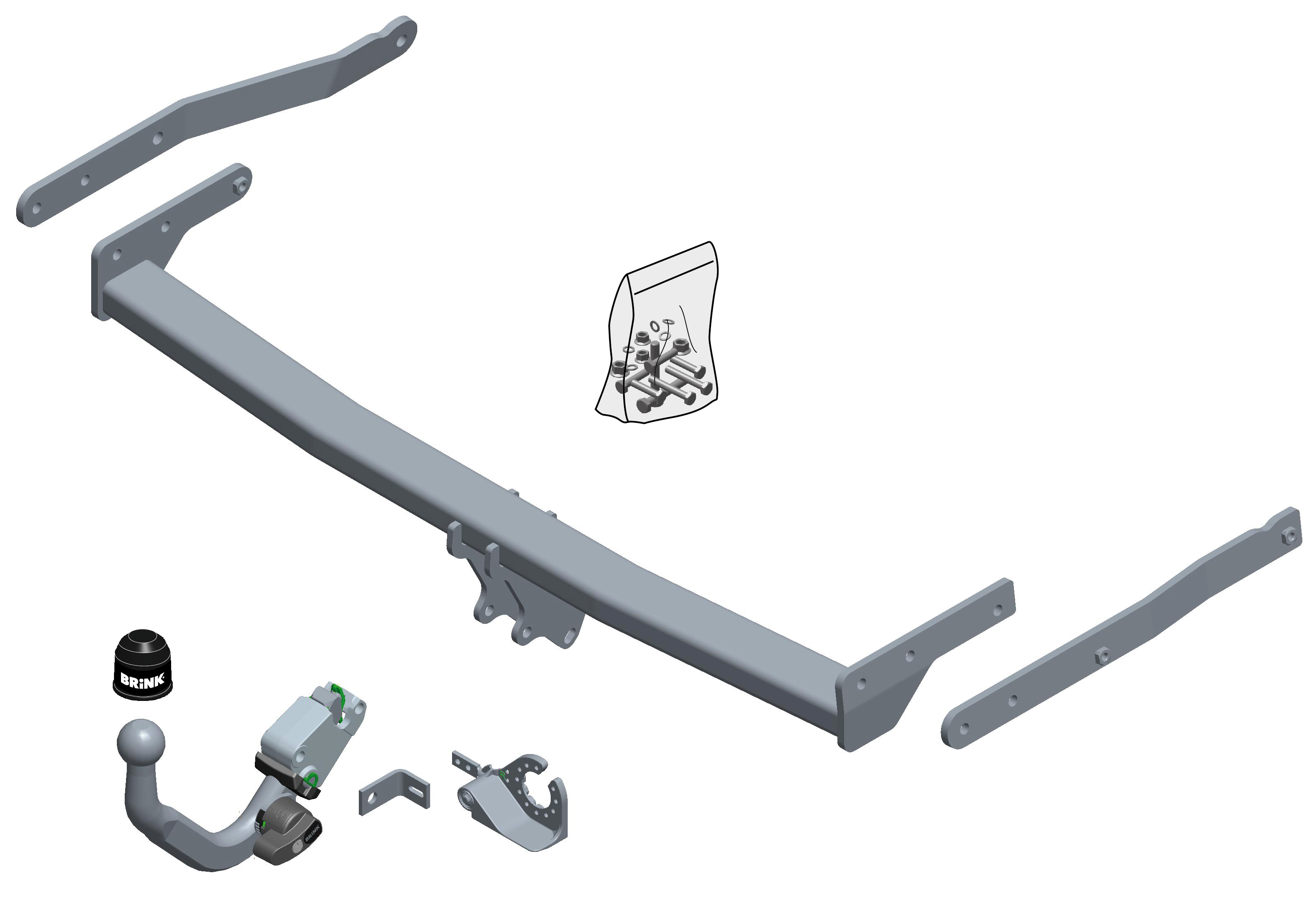 Vetokoukku BRINK 616100 Renault Scenic '09-16