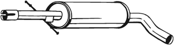Keskipönttö BOSAL 105-497