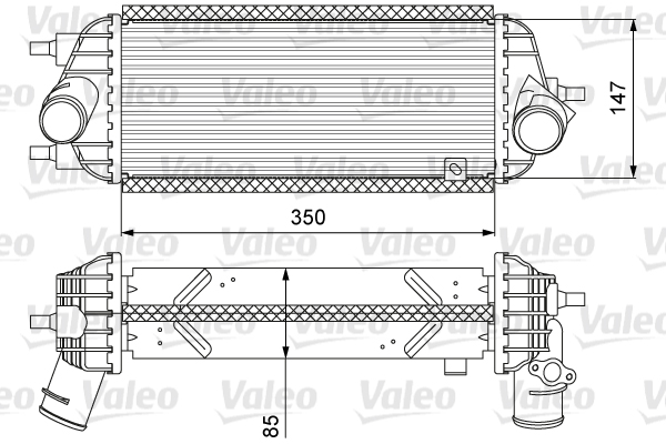 Välijäähdytin VALEO 818626