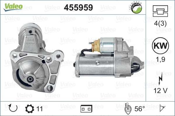 Startteri VALEO 455959