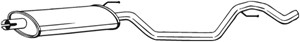 Keskiäänenvaimentaja, OPEL VECTRA C, VECTRA C GTS, VAUXHALL VECTRA Mk II, 24447474, 5852182, 5852572