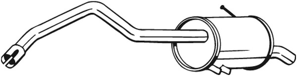Takaäänenvaimentaja BOSAL 278-707