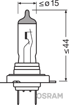 Kaukovalopolttimo OSRAM 62261SBP