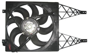 Tuuletin, moottorin jäähdytys, Oikea, Vasen, SEAT,SKODA,VW, 6Q0121207L, 6Q0959455AD, 6Q0959455AE, 6R0959455C, 6R0959455E, C2P 24219