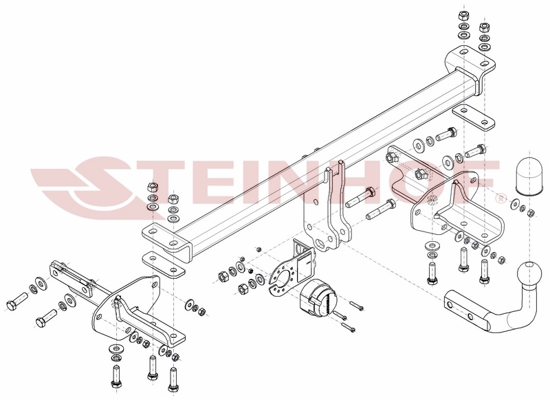 Vetokoukku STEINHOF STF-154 Fiat Tipo Liftback '16-