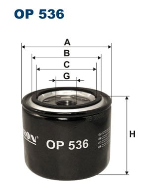 Öljynsuodatin FILTRON OP 536