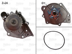 Vesipumppu, LAND ROVER,MG,ROVER, PEB102510, PEB102510L