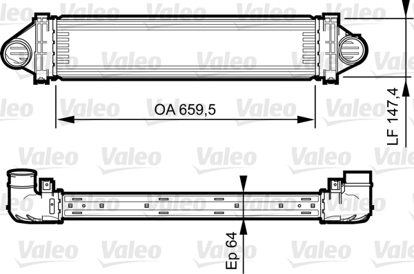 Välijäähdytin VALEO 818240