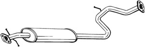 Keskiäänenvaimentaja, Keskellä, HYUNDAI ACCENT I, ACCENT II, ACCENT Sedan, ACCENT Sedan II, 286501B600, 2865025000