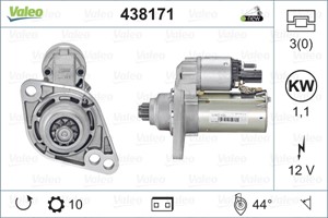 Käynnistin, AUDI,SEAT,SKODA,VW, 02Z911023E, 02Z911023EX, 02Z911023G, 02Z911023GX, 02Z911024P, 02Z911024PX, 2Z911023E, 2Z911023EX, 2Z9110
