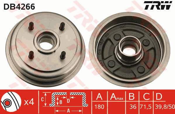 Jarrurumpu TRW DB4266