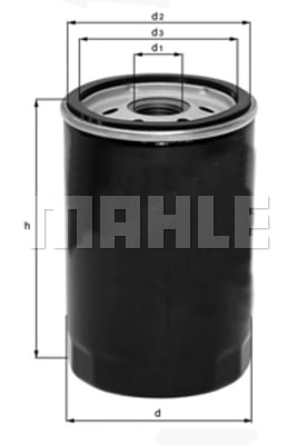 Öljynsuodatin MAHLE ORIGINAL OC 323