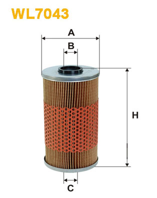 Öljynsuodatin WIX FILTERS WL7043