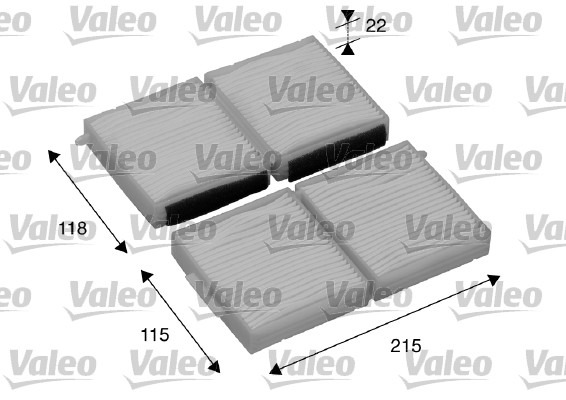 Raitisilmasuodatin VALEO 698891