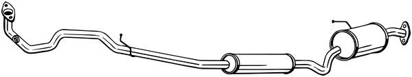 Keskipönttö BOSAL 293-159