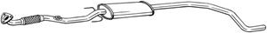 Keskiäänenvaimentaja, OPEL CORSA D, CORSA D Skåp/halvkombi, VAUXHALL CORSA Mk III, 13220793, 13263398, 5852595, 852503