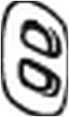 Kumisuikale, pakoputkisto BOSAL 255-729