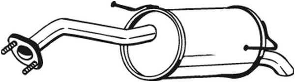 Takaäänenvaimentaja BOSAL 145-249