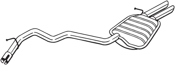 Takaäänenvaimentaja BOSAL 280-411