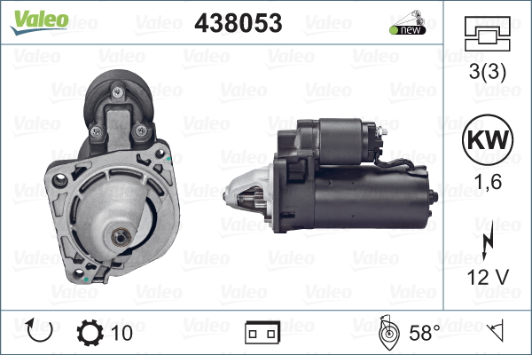Startteri VALEO 438053