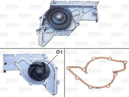 Vesipumppu VALEO 506781