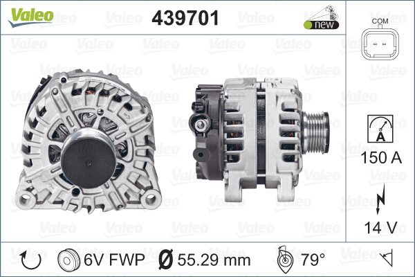 Laturi VALEO 439701