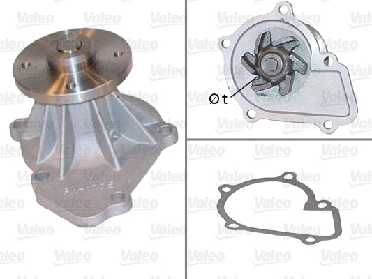 Vesipumppu VALEO 506836