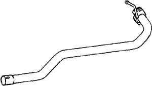 Pakoputki, Keskellä, MAZDA 6 Hatchback, 6 Sedan, 6 Station Wagon, L801-40-600B, LF01-40-600A