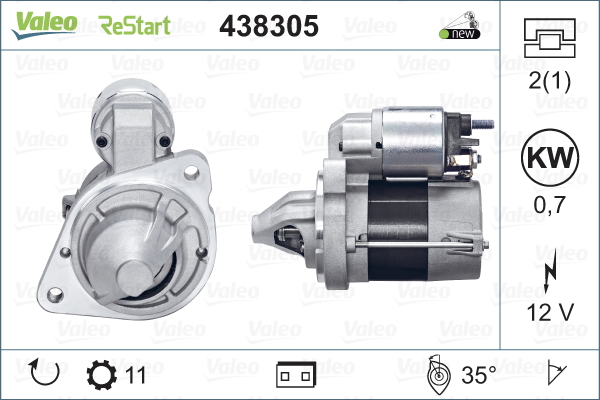 Startteri VALEO 438305