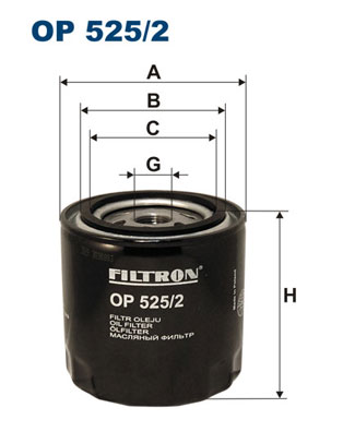 Öljynsuodatin FILTRON OP 525/2