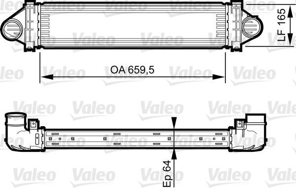 Välijäähdytin VALEO 818245