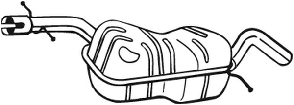 Keskipönttö BOSAL 220-013
